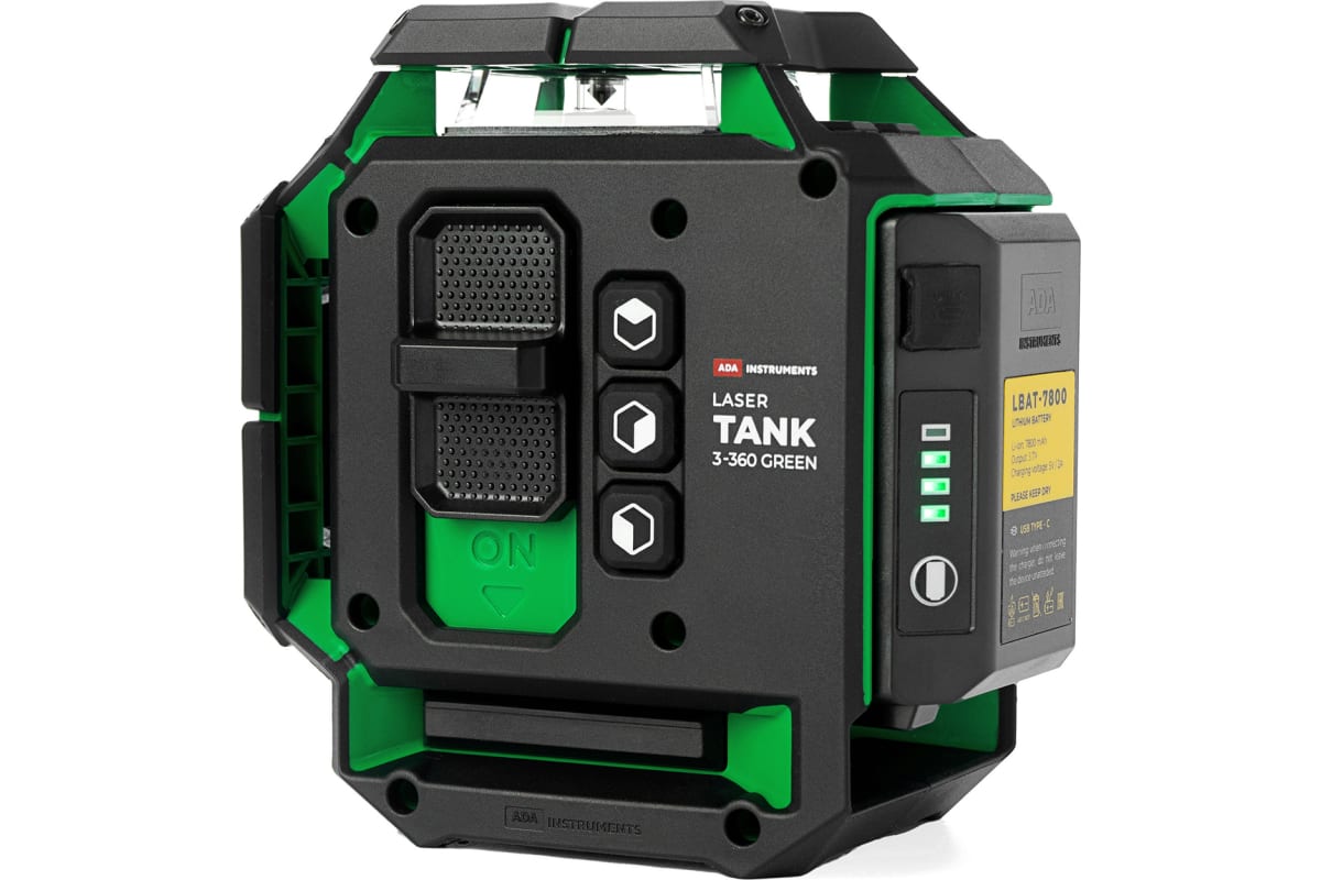 Лазерный уровень LaserTANK 3-360 GREEN Basic Edition, ADA А00633