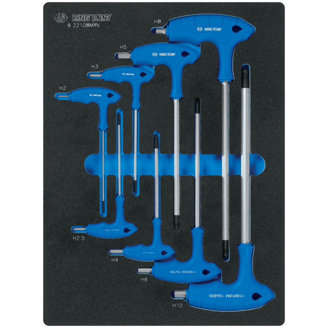 ����� L-�������� ������ Hex, ��������, 8 ���������, KING TONY 9-22108MR