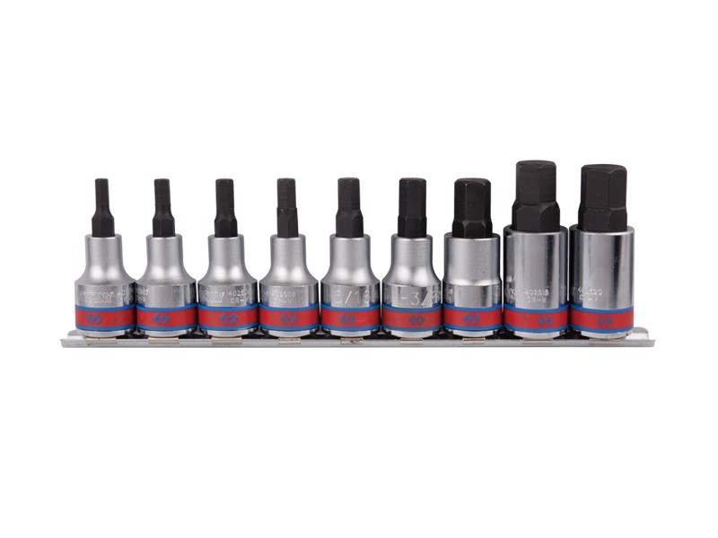    1/2", Hex, 3/16-5/8", 9  KING TONY 4110SR10