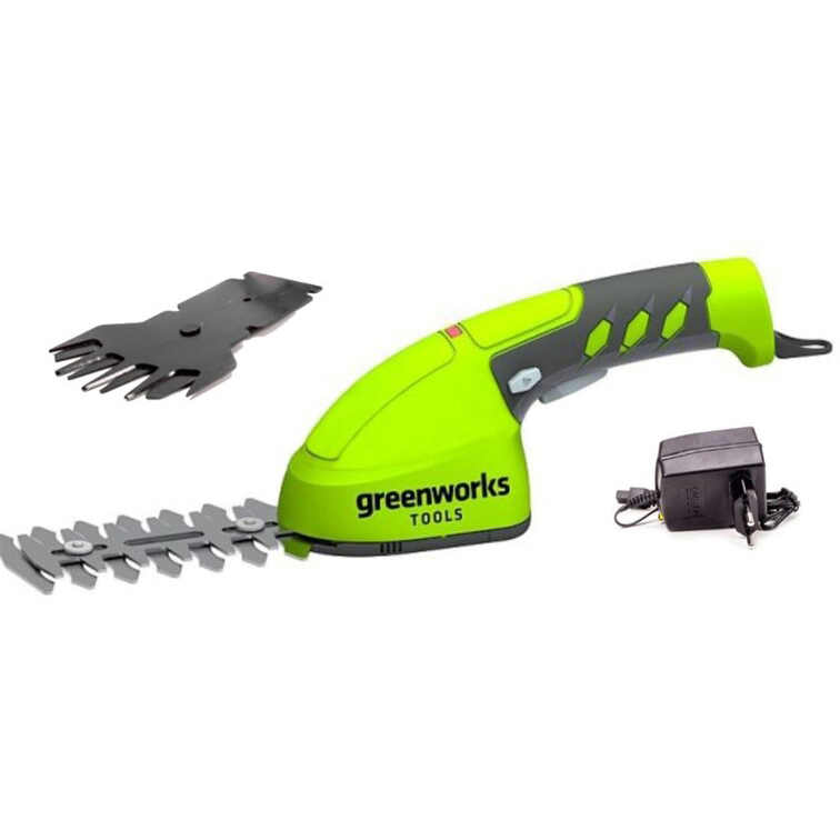 Аккумуляторные садовые ножницы с встроенным аккумулятором Greenworks 2 Ah G7,2HS 1600107