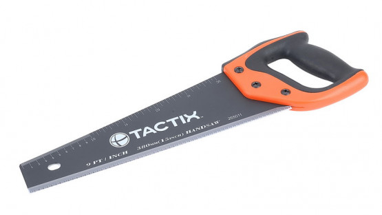 Ножовка по дереву 380 мм с покрытием, зуб 7/8 TACTIX 265011