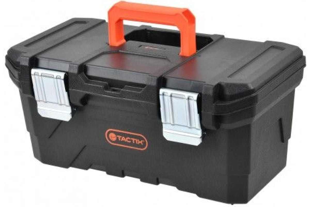 Ящик для инструмента 20" черный с металлическими замками (50,8 х 26,0 х 23,2 см), TACTIX 320342