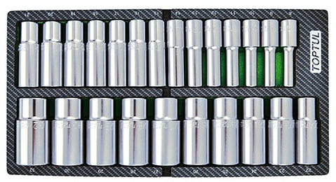 ����� ������� ���������� 1/2", 8-32 ��, 24 �������� � ������ ��������� (A) TOPTUL GEA0241