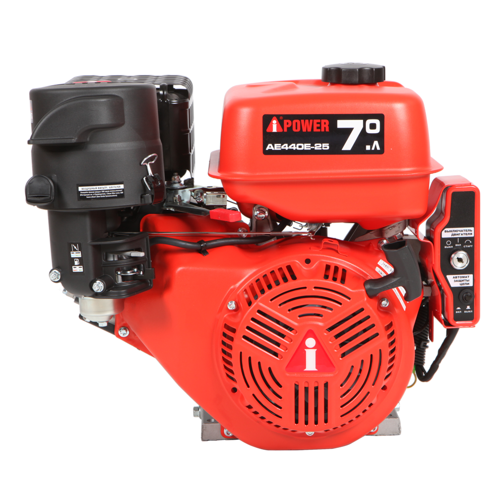 Двигатель бензиновый AE440E-25 A-iPower 70180