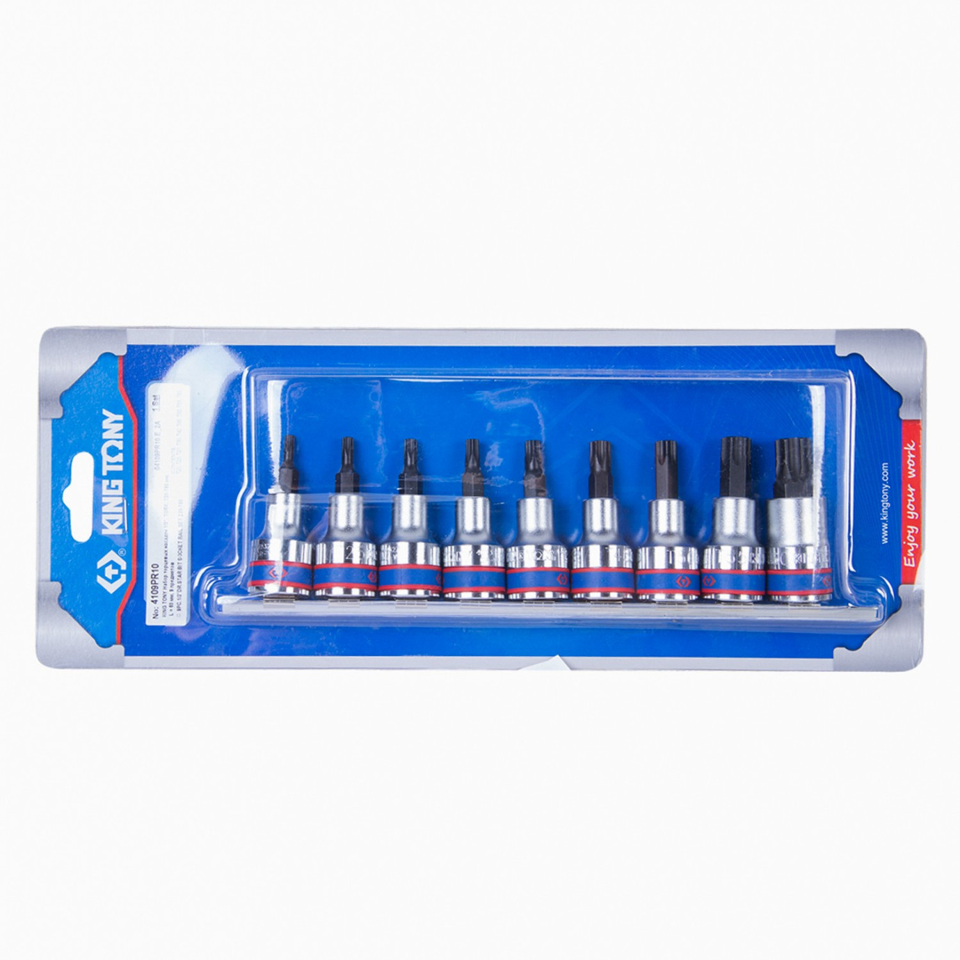    1/2", Torx, 20-60 , L = 60 , 9  KING TONY 4109PR10