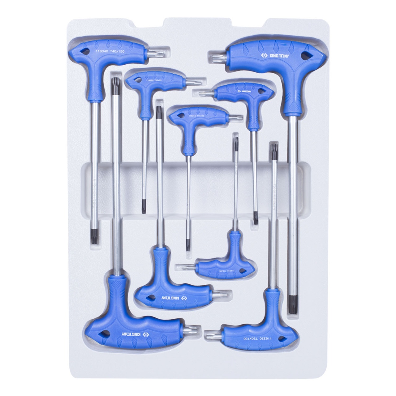 ����� �-�������� �������������� Torx, T10-T50, 9 ���������, KING TONY 22309TR