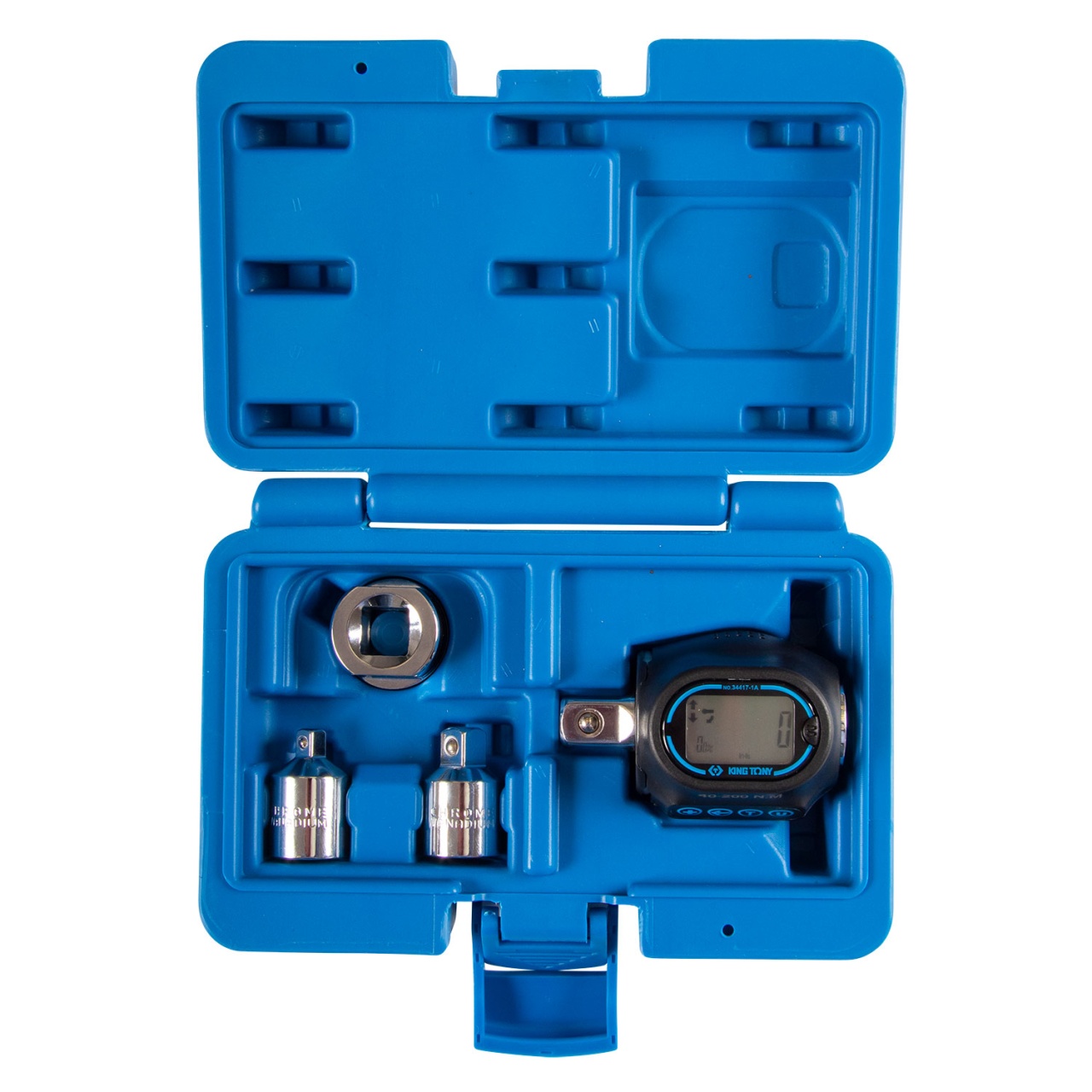 ����������������� ������� 1/2", 40-200 ��, DIGITAL, 4 ��������, ���� KING TONY 34417-1A