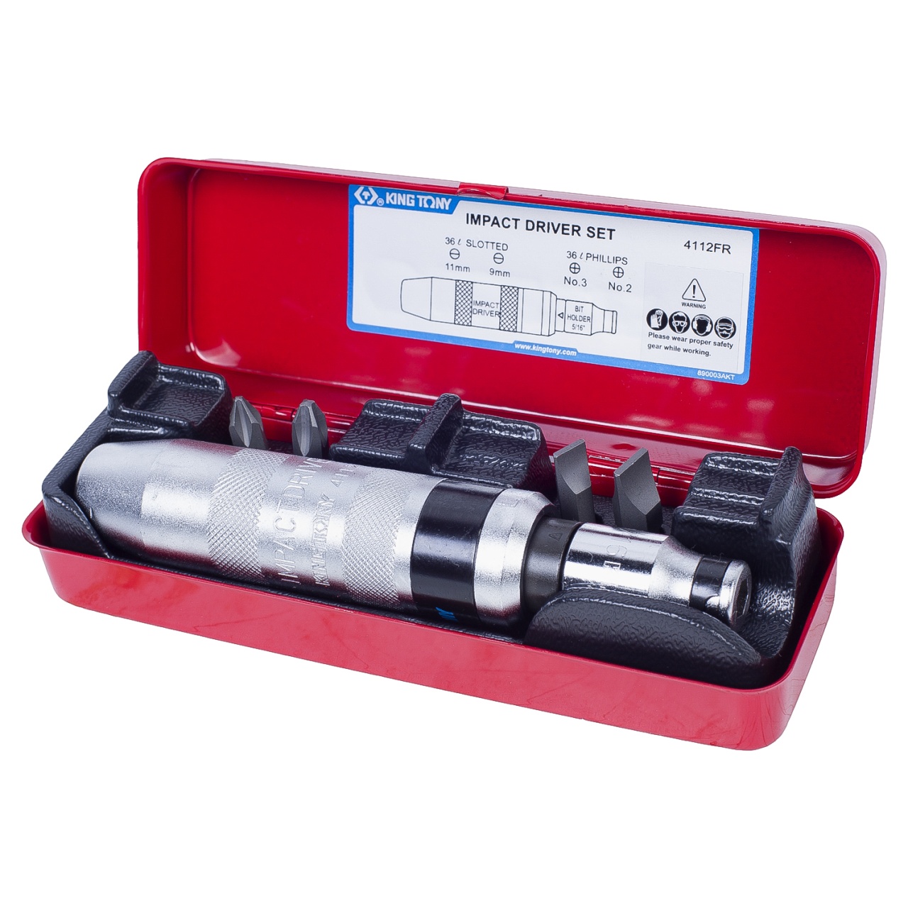 �������� ������� � ���������������� 5/16", 6 ��������� KING TONY 4112FR