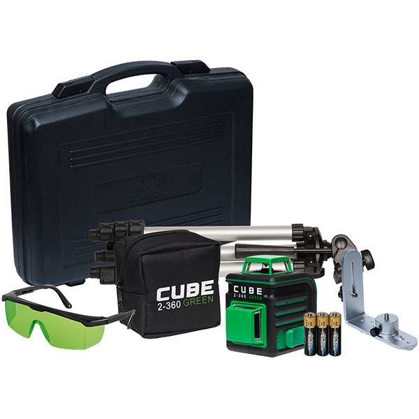 Нивелир лазерный ADA Cube 2-360 Green Ultimate Edition