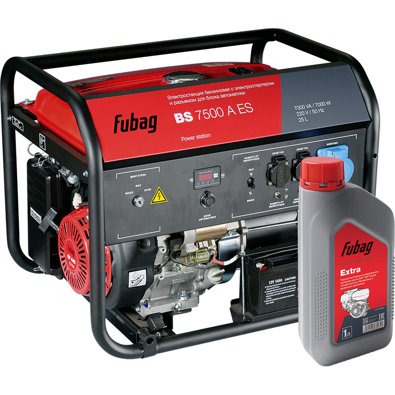 Бензиновая электростанция FUBAG BS 7500 A ES