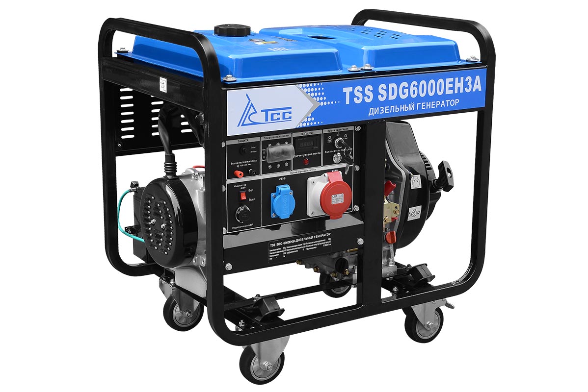 Дизельный генератор TSS SDG 6000EH3A 077016
