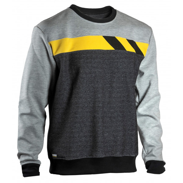 Рубашка Dimex 4358+, серый/желтый/черный